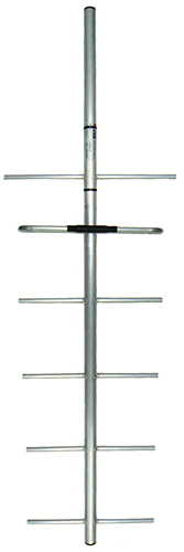 UHF 6 element round boom Yagi, aluminium, 420-450MHz, N-type female, 150W, 9dBd – 1.2m